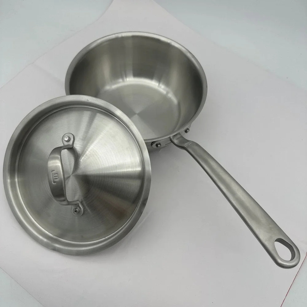 Made In | Stainless Clad 2 qt Saucier w/ Lid | Ind, Ele, Gas
